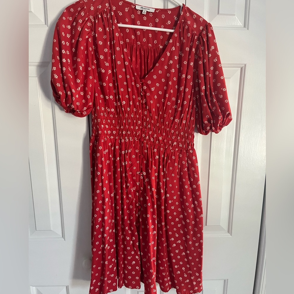 Madewell Red mini dress
